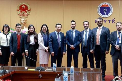 Thứ trưởng Bộ Y tế Lê Đức Luận tiếp Phó Chủ tịch Tập đoàn Quốc tế Sirius