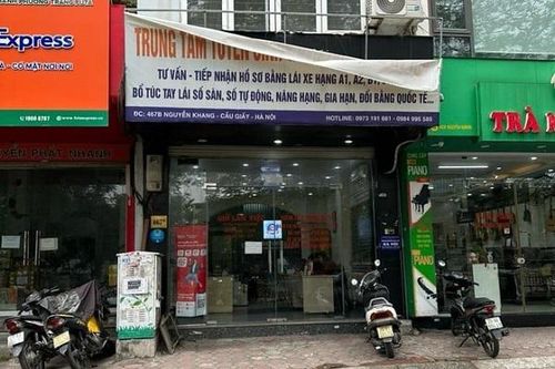 Phạt 14 triệu và đình chỉ cơ sở đào tạo lái xe 'chui' ở Hà Nội