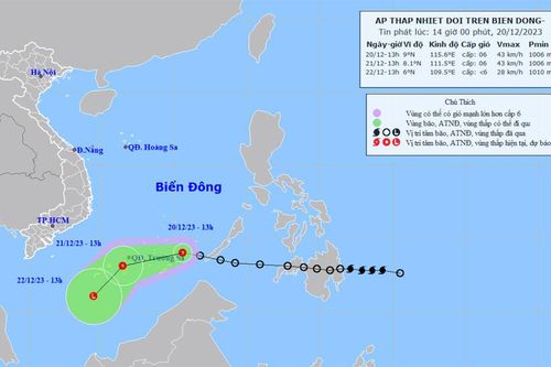 Chủ động ứng phó với áp thấp nhiệt đới trên Biển Đông