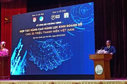 Nâng cao năng lực kinh doanh số cho 20 triệu thanh niên Việt Nam