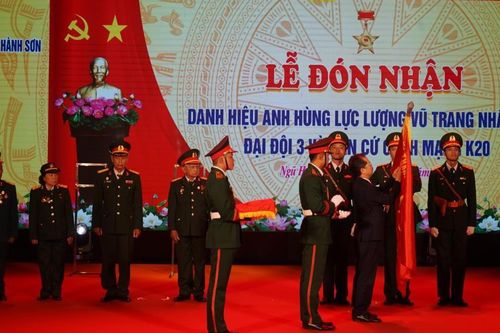 Đại đội 3, Khu III Hòa Vang và Căn cứ cách mạng K20 đón nhận danh hiệu Anh hùng Lực lượng vũ trang nhân dân