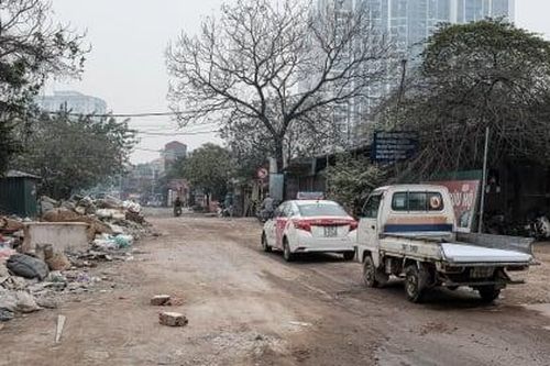 Cấm đường phục vụ thi công đường Nguyễn Cảnh Dị kéo dài tại Hà Nội