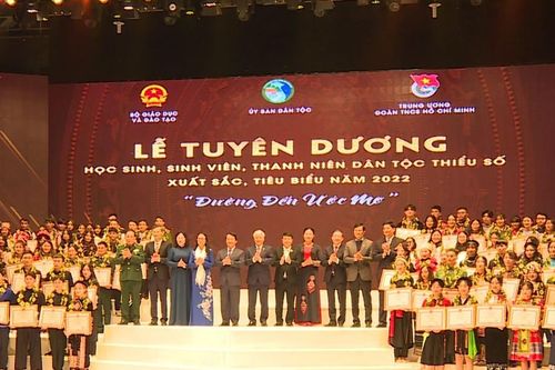 143 học sinh, sinh viên, thanh niên dân tộc thiểu số tiêu biểu được tuyên dương