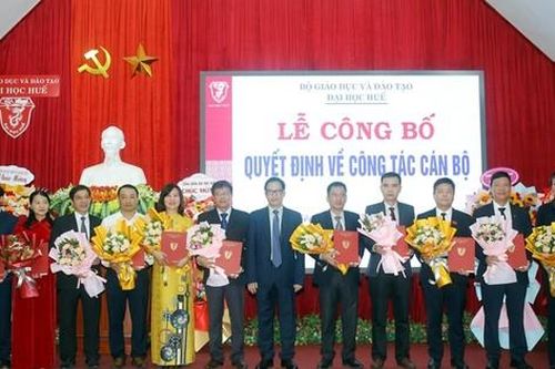 Điều chuyển, bổ nhiệm nhiều vị trí lãnh đạo tại Đại học Huế