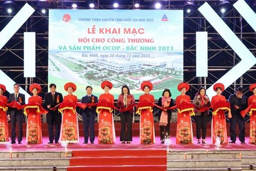 Khai mạc Hội chợ Công Thương và sản phẩm OCOP - Bắc Ninh năm 2023