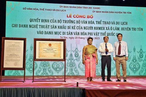 Nghệ thuật trình diễn sân khấu Dì Kê trở thành Di sản văn hóa phi vật thể quốc gia