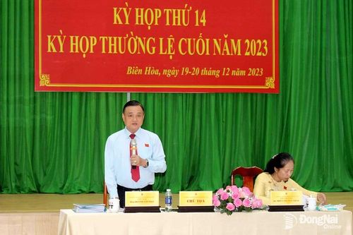 Kỳ họp thứ 14 HĐND TP.Biên Hòa thông qua 12 nghị quyết