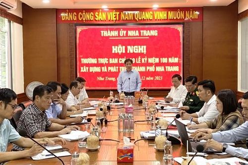 Khẩn trương hoàn thành nội dung các hoạt động Lễ kỷ niệm 100 năm xây dựng và phát triển TP. Nha Trang