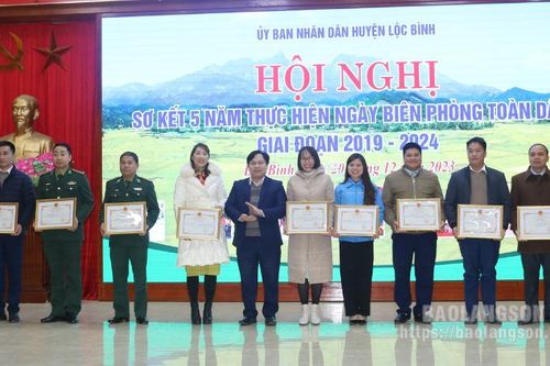 Lộc Bình sơ kết 5 năm thực hiện 'Ngày Biên phòng toàn dân'