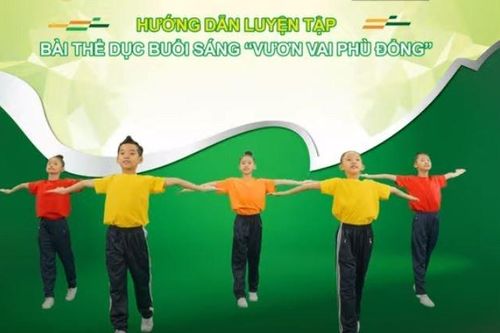 Bộ GD-ĐT ban hành video luyện tập thể dục buổi sáng cho học sinh tiểu học