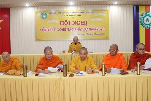 BR-VT: Ban Tăng sự GHPGVN tỉnh tổng kết hoạt động Phật sự năm 2023