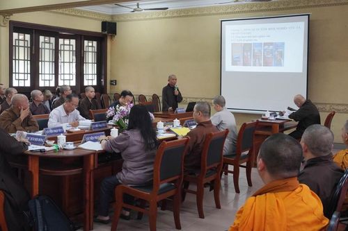Nghiên cứu sinh - Đại đức Thích Đồng Niệm bảo vệ thành công luận án tiến sĩ cấp cơ sở