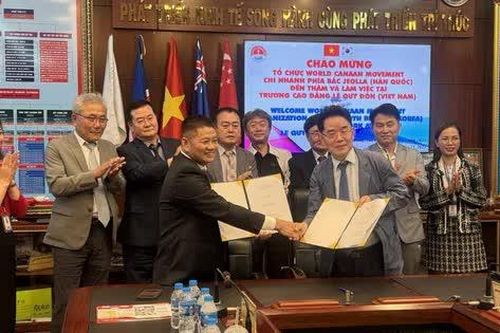 Tập đoàn Anh Vinh và Trường Cao đẳng Lê Quý Đôn hướng đến đào tạo chất lượng cao - cam kết 100% sinh viên ra trường có việc làm