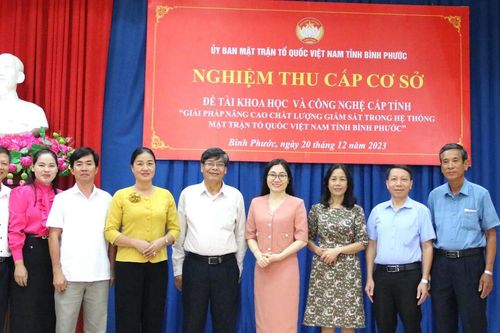 Giải pháp nâng cao chất lượng giám sát trong hệ thống Mặt trận...