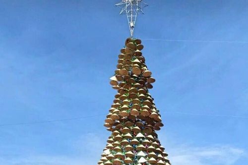 Chiêm ngưỡng cây thông Noel độc đáo nhất Bạc Liêu