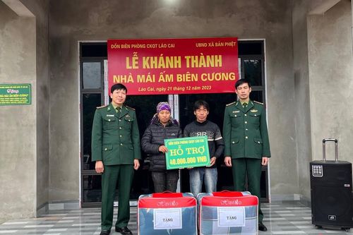 Lào Cai: Bàn giao ngôi nhà 'Mái ấm Biên cương'