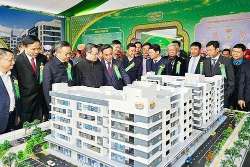 HUD khởi công dự án 280 căn nhà ở xã hội tại Mê Linh