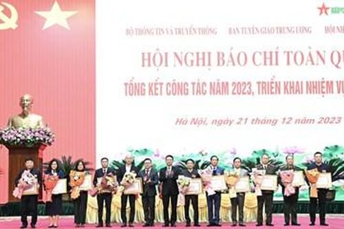 Hội nghị Báo chí toàn quốc tổng kết công tác năm 2023, triển khai nhiệm vụ năm 2024