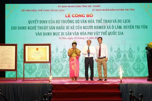 An Giang có thêm di sản văn hóa phi vật thể quốc gia