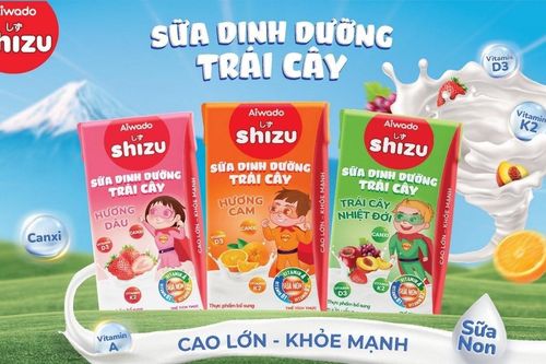 Aiwado ra mắt sữa dinh dưỡng trái cây Shizu