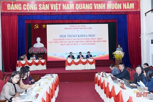 Xây dựng Trường Chính trị Trần Phú đạt chuẩn mức độ 1 vào năm 2025
