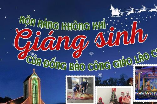 Rộn ràng không khí Giáng sinh của đồng bào công giáo Lào Cai