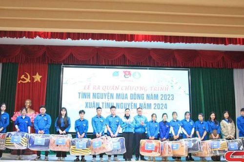 Ra quân 'Tình nguyện mùa đông năm 2023' và 'Xuân tình nguyện năm 2024'