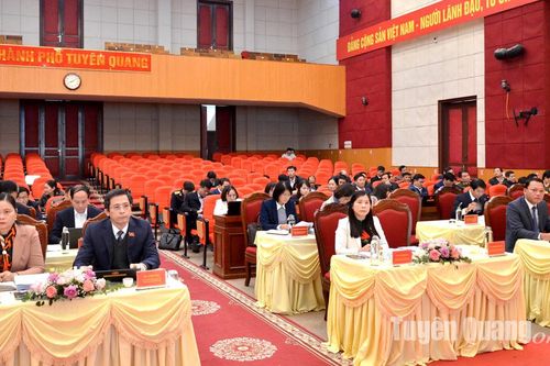 Kỳ họp thứ 7 HĐND thành phố Tuyên Quang khóa XXII
