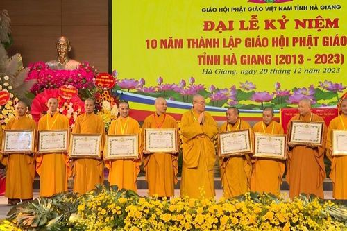 Lễ kỷ niệm 10 năm thành lập GHPGVN tỉnh Hà Giang (2013-2023)