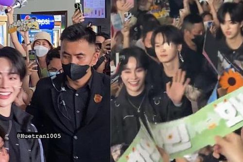 TEMPEST đã tới TP.HCM: Nhan sắc bất chấp cam thường, Hanbin tươi rói khi thấy fan