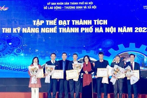 Hà Nội: 28 thí sinh đoạt giải Nhất kỹ năng nghề 2023 cấp thành phố