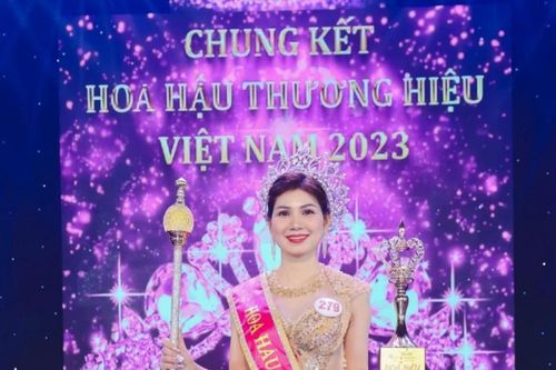 Doanh nhân Lê Thị Liệu đăng quang Hoa hậu Thương hiệu Việt Nam 2023