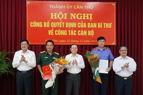 Công bố quyết định của Ban Bí thư về công tác cán bộ