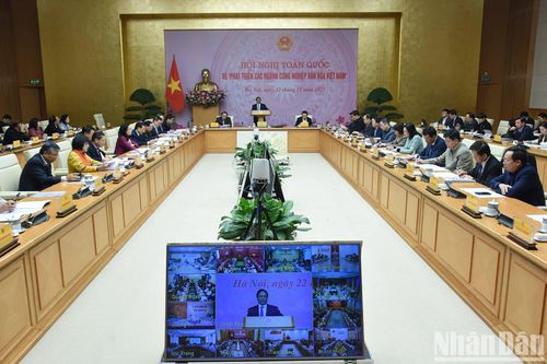 Hội nghị toàn quốc về phát triển các ngành công nghiệp văn hóa Việt Nam