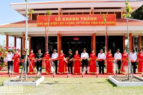 Khánh thành Khu lưu niệm lực lượng vũ trang tỉnh Kiên Giang