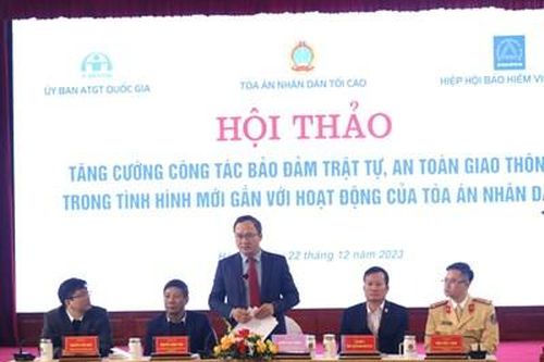 Tăng cường bảo đảm an toàn giao thông gắn với hoạt động của tòa án