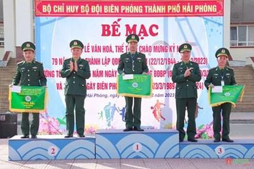 Bộ đội Biên phòng thành phố Hải Phòng tham gia Tuần văn hóa, thể thao