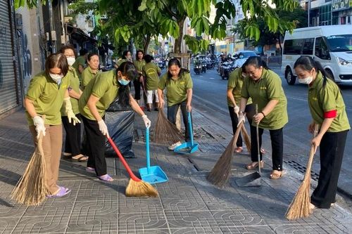 Quận 5 tổng vệ sinh môi trường, trồng cây xanh trên địa bàn