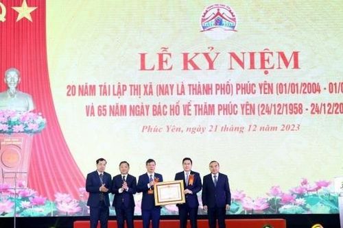 Thành phố Phúc Yên (Vĩnh Phúc) kỷ niệm chặng đường phát triển sau 20 năm tái lập