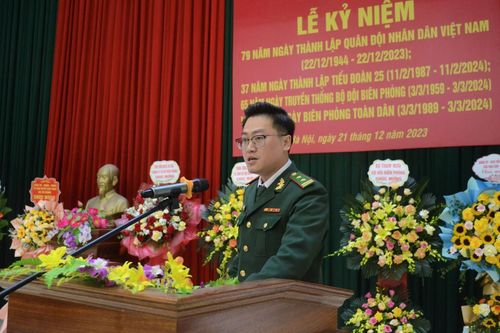 Tiểu đoàn 25 kỷ niệm Ngày thành lập Quân đội nhân dân Việt Nam