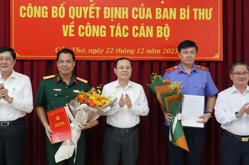 Quyết định của Ban Bí thư về công tác cán bộ tại Cần Thơ