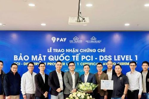 9Pay nhận chứng chỉ bảo mật quốc tế PCI DSS cấp độ cao nhất