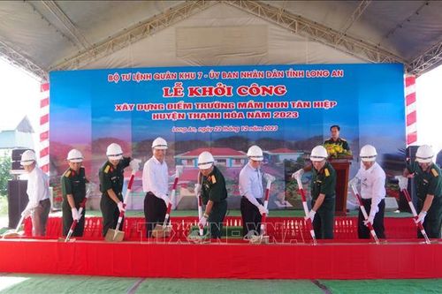 Xây dựng Điểm trường mẫu giáo cho các khu dân cư trên tuyến biên giới