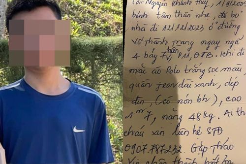'Biến mất' khi ngồi sau xe mẹ, chàng trai được tìm thấy ở nơi không ngờ