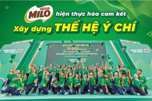 Nestlé MILO hiện thực hóa cam kết xây dựng Thế hệ ý chí