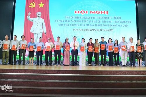 Biên Hòa giao chỉ tiêu và phát động thi đua thực hiện nhiệm vụ năm 2024