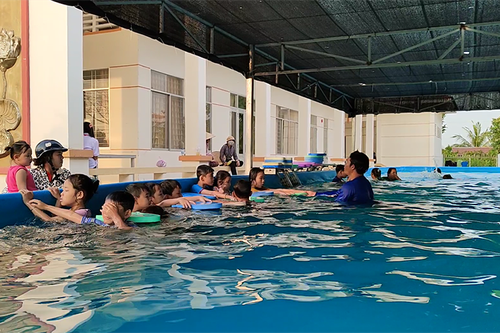 Chương trình bơi an toàn góp phần phòng, chống đuối nước trẻ em