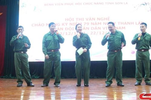 Hội thi văn nghệ chào mừng kỷ niệm 79 năm Ngày thành lập Quân đội Nhân dân Việt Nam