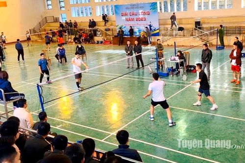 Hơn 200 vận động viên tham gia Giải thể thao Công an tỉnh Tuyên Quang