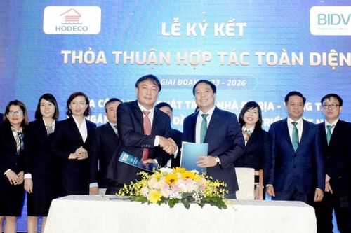 HODECO - BIDV ký kết hợp tác toàn diện